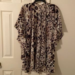 Leopard Print Shrug worn once maybe